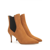 Bottines Godiva 75 en daim - Tabacco