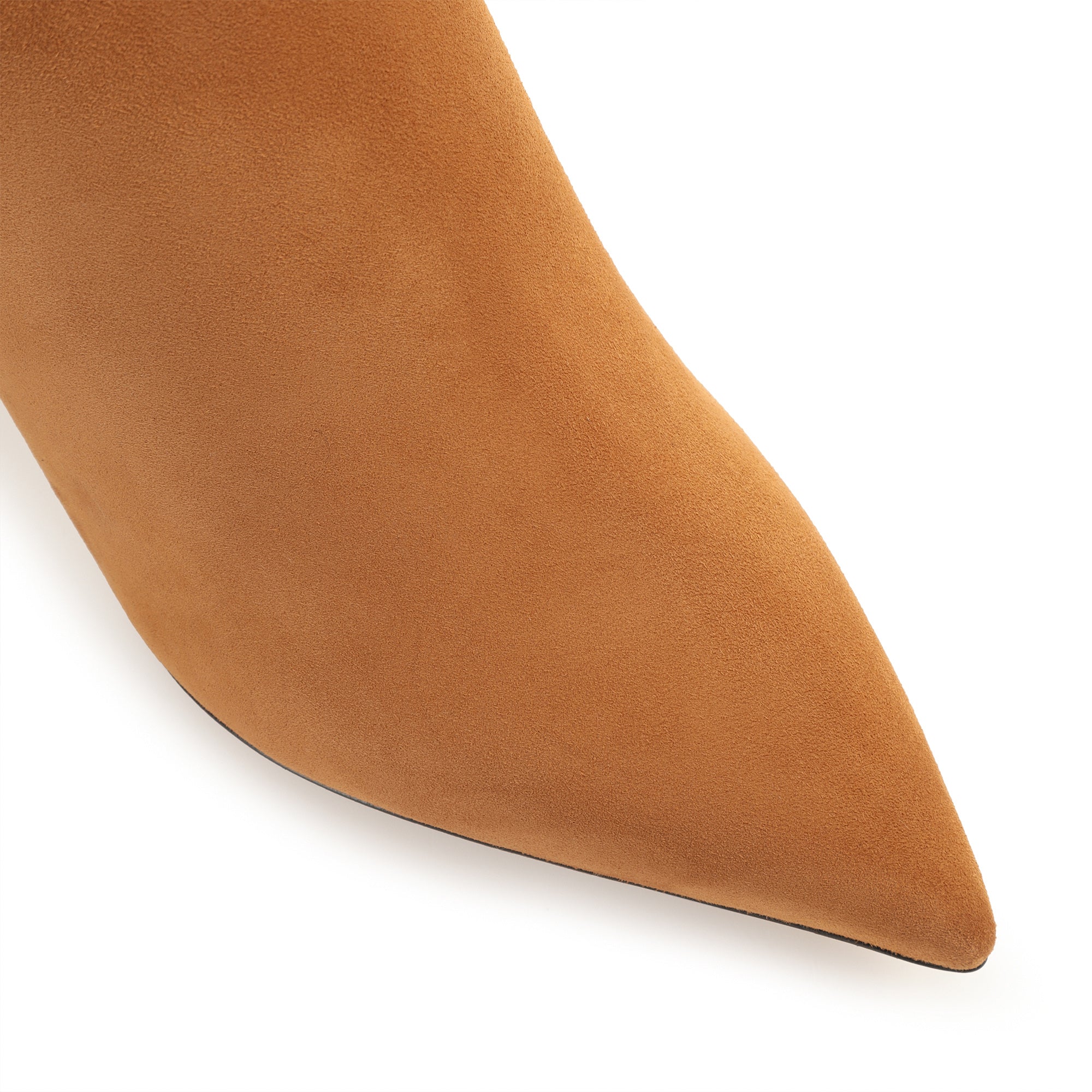 Bottines Godiva 75 en daim - Tabacco