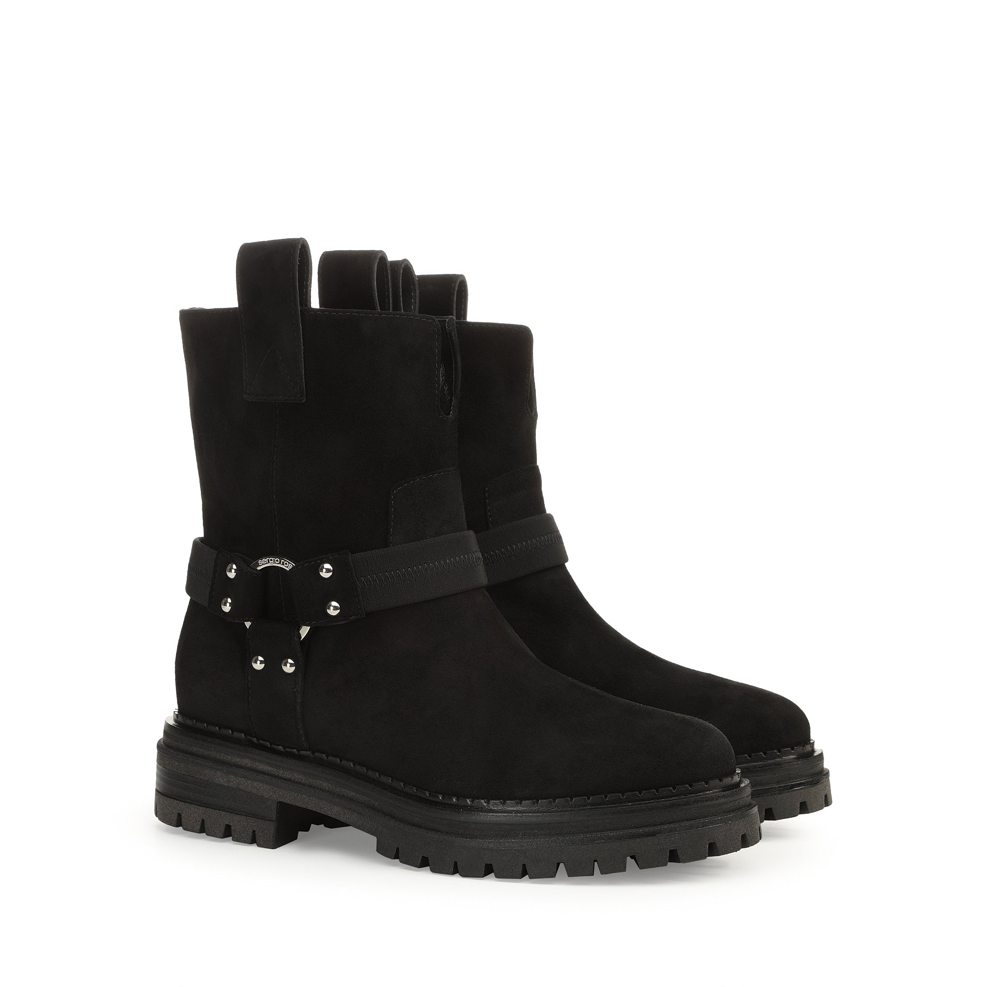 Bottines Motor en daim - Nero