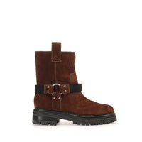Bottines Motor en daim - Cocoa