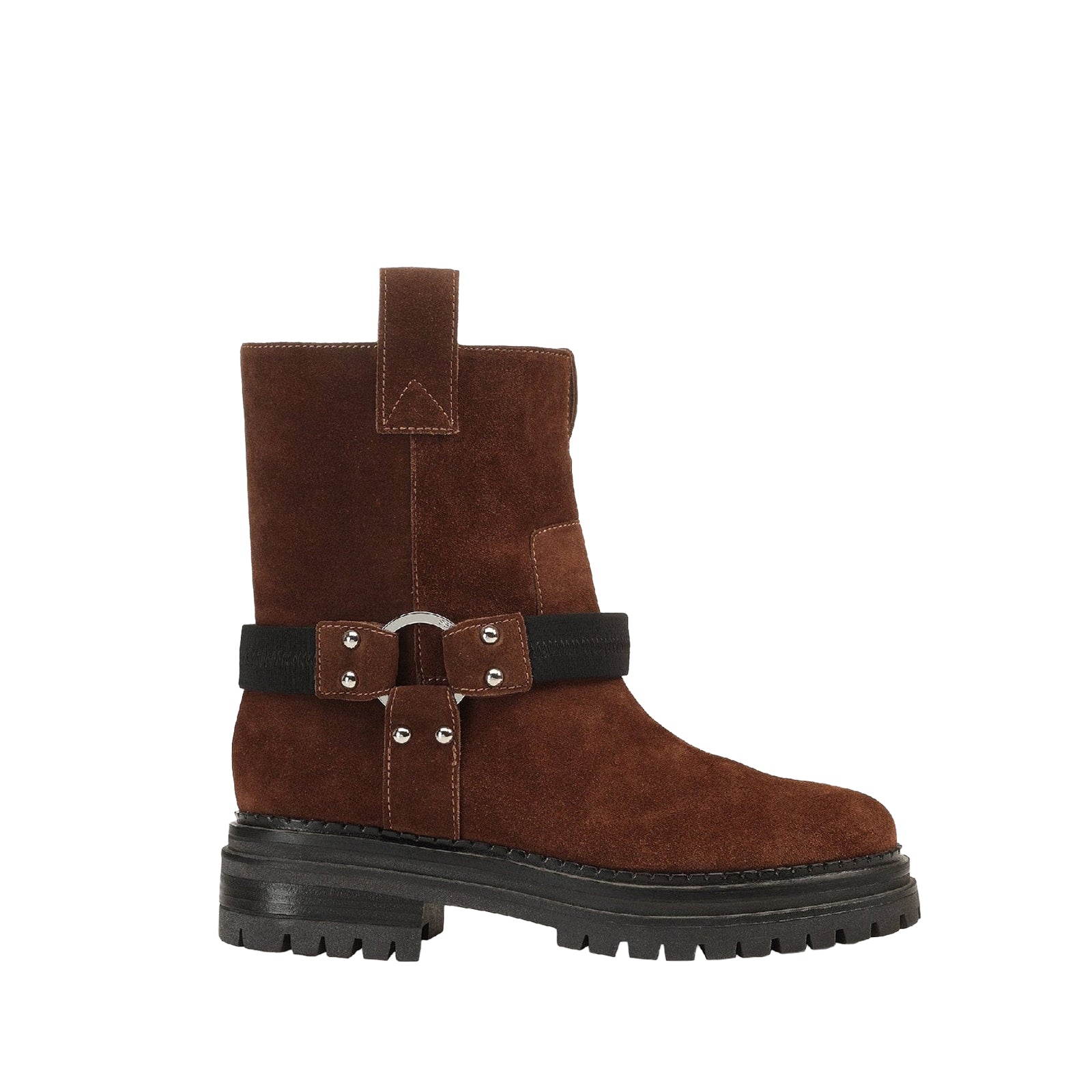 Bottines Motor en daim - Cocoa