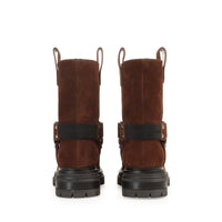 Bottines Motor en daim - Cocoa