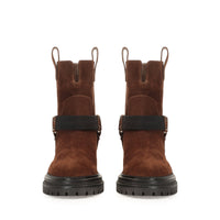 Bottines Motor en daim - Cocoa