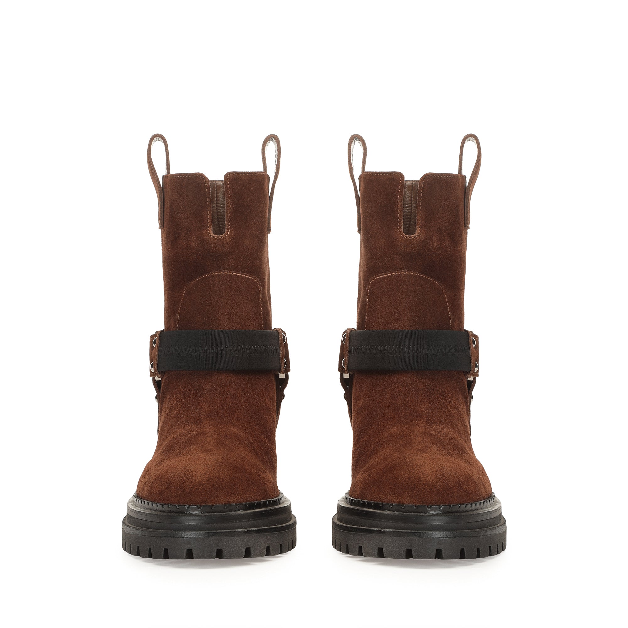Bottines Motor en daim - Cocoa