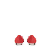 195€   Ballerines Sr Milano Mia en daim - Rosso Flamenco