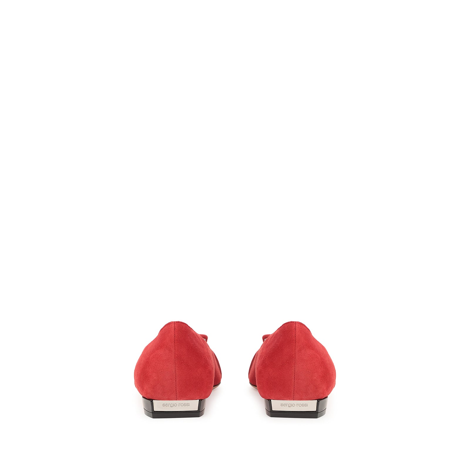195€   Ballerines Sr Milano Mia en daim - Rosso Flamenco