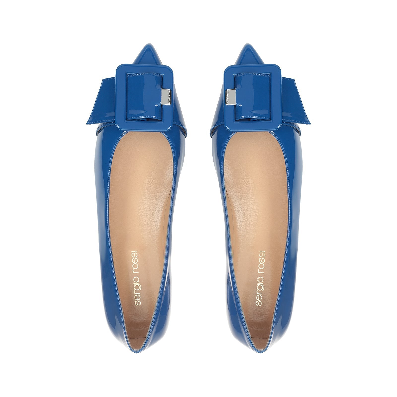 Ballerines Sr Milano Mia en cuir - Lapislazzuli