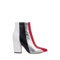 300€   Bottines à talons 90 zippées en cuir - Carminio