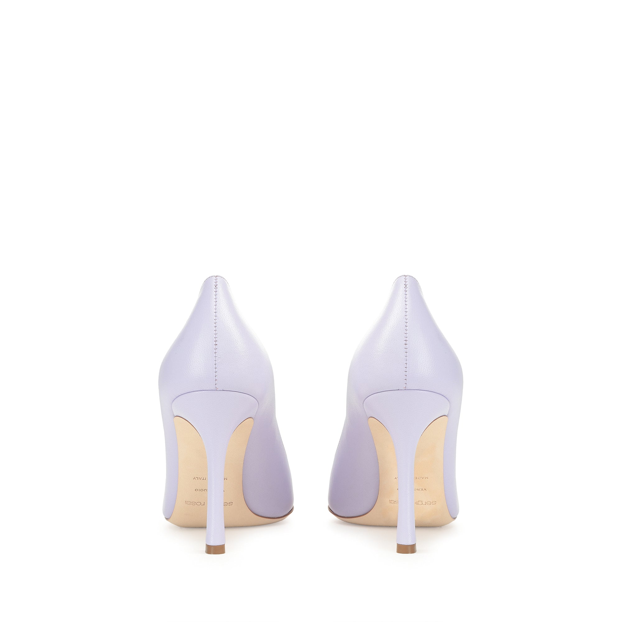 Escarpins New Secret 90 en cuir - Wisteria