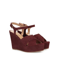 Sandales compensées Sr Pantelleria 75 - Blood Red