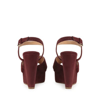 Sandales compensées Sr Pantelleria 75 - Blood Red