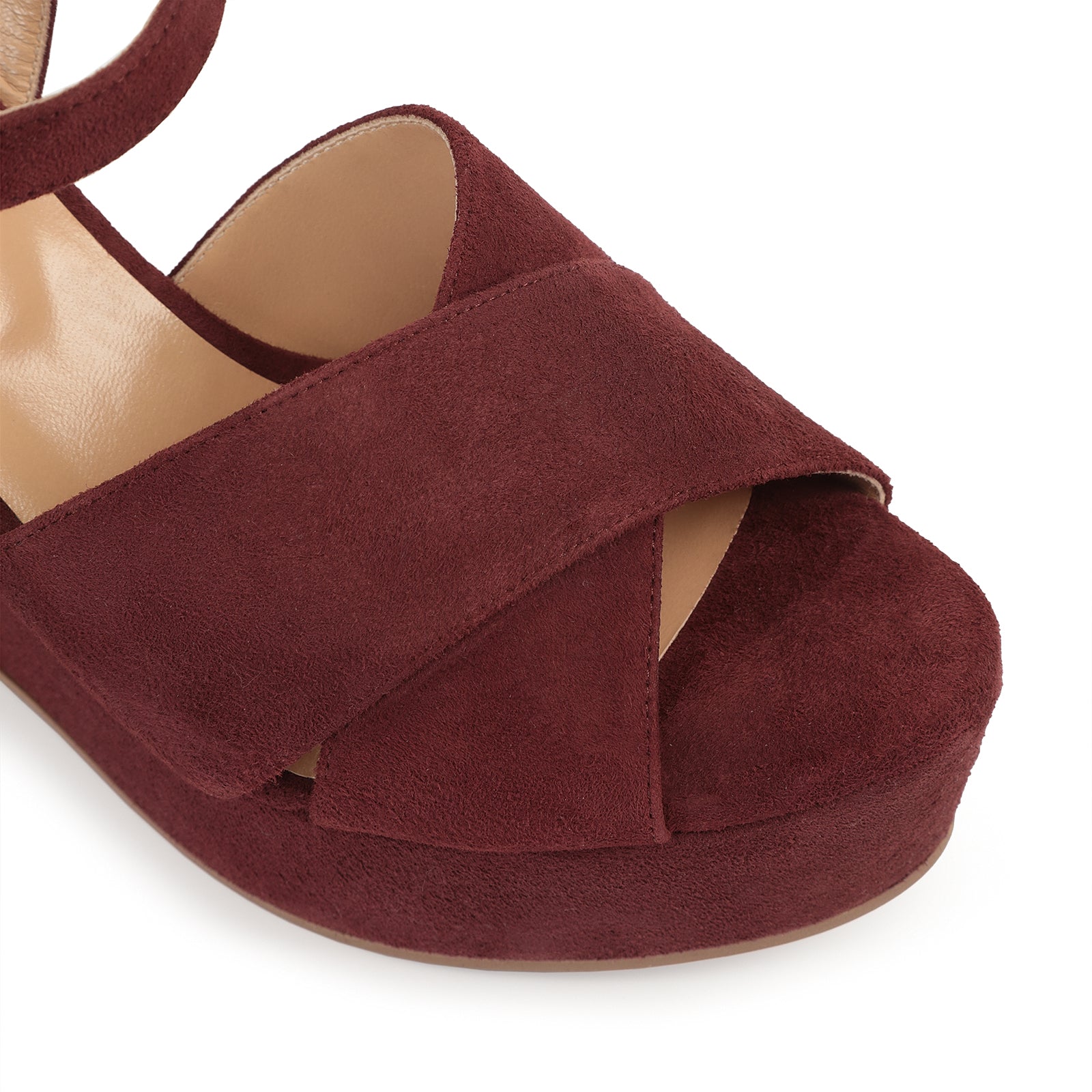 Sandales compensées Sr Pantelleria 75 - Blood Red