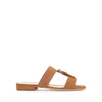Sandales plates Buckle en daim - Baobab
