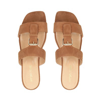 Sandales plates Buckle en daim - Baobab