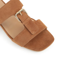 Sandales plates Buckle en daim - Baobab