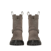 BOTTINES DE CHEVILLE EN SUÈDE MOTORISÉE taille 50/55