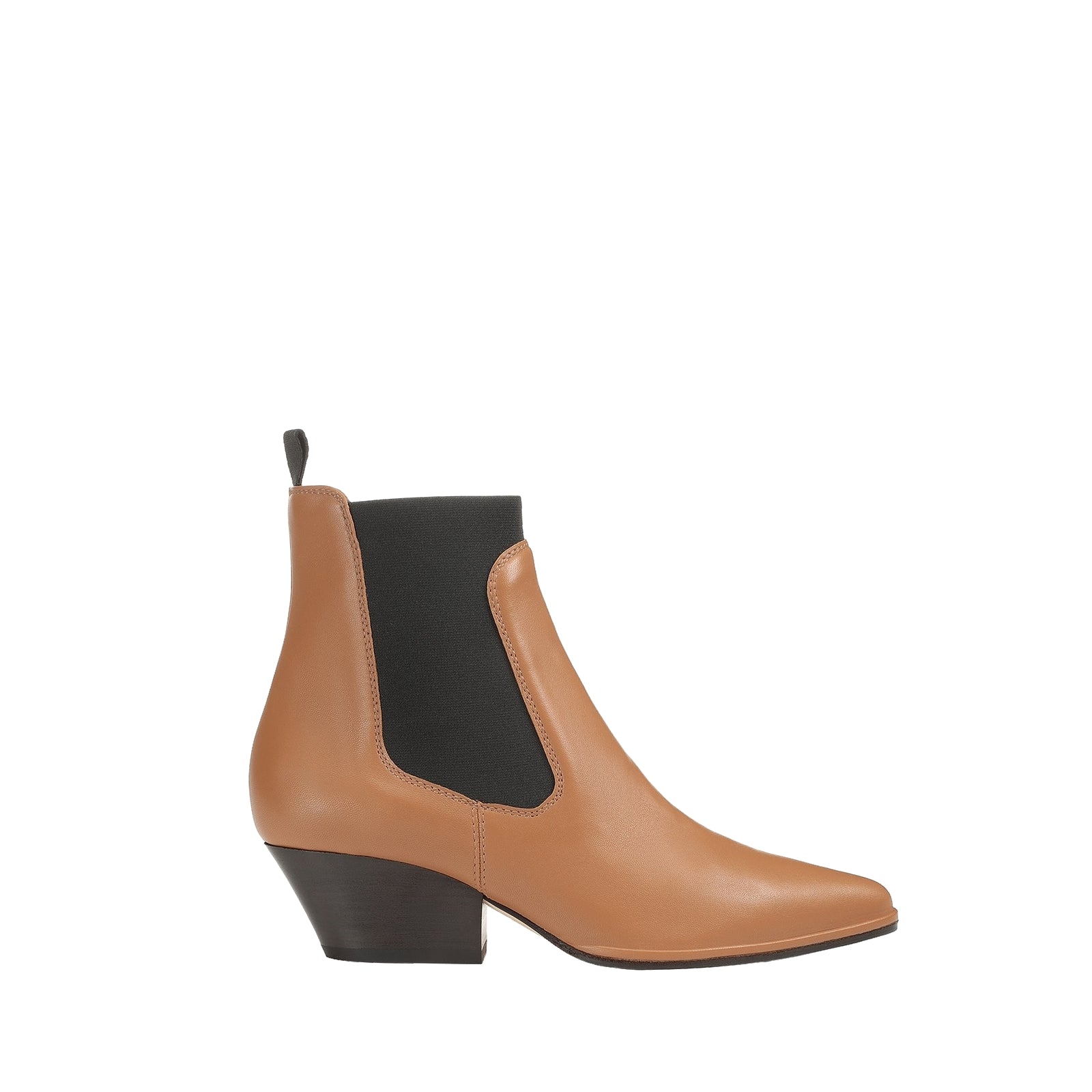 390€   Bottines Carla 45 en cuir - Brandy