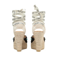 Sergio Rossi x Manebi wedge sandals 70 - Nero