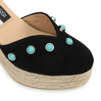 Sergio Rossi x Manebi wedge sandals 70 - Nero