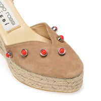 Sergio Rossi x Manebi wedge sandals 70 - Taupe