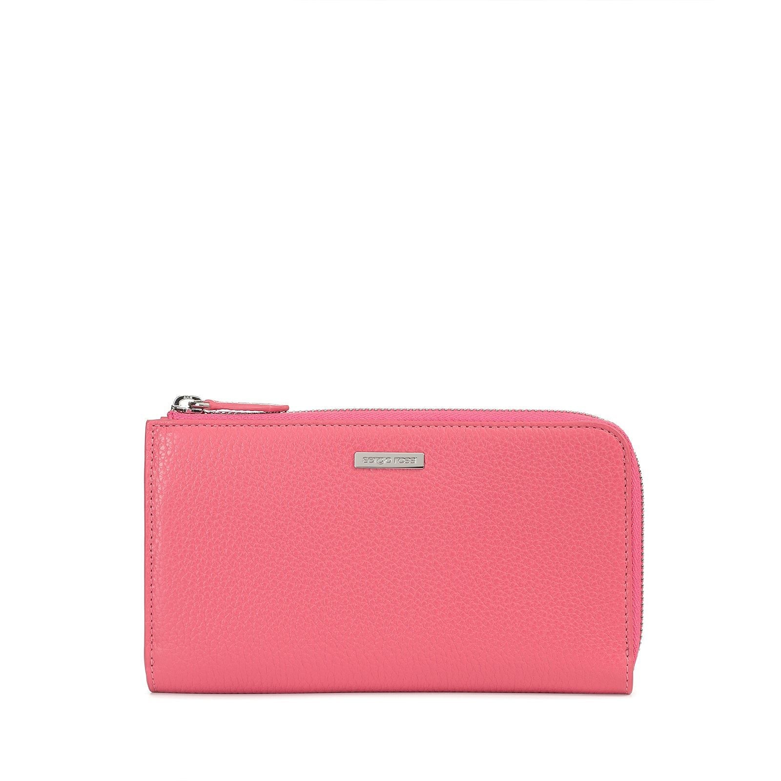 Gruppo A zipped wallet - Rosa