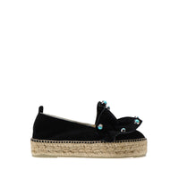 Sergio Rossi x Manebi espadrilles in suede - Nero