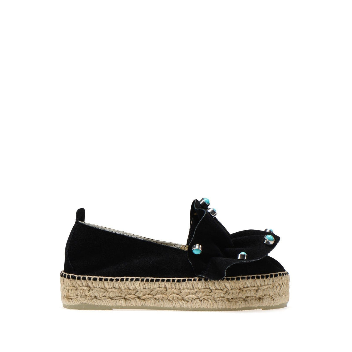 Sergio Rossi x Manebi espadrilles in suede - Nero