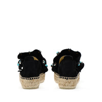 Sergio Rossi x Manebi espadrilles in suede - Nero