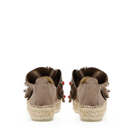 Talons compensés Sergio Rossi x Manebi - Taupe