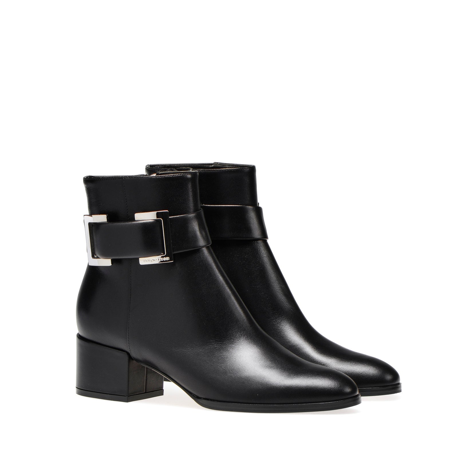 Bottines Sr Prince 45 en cuir - Nero