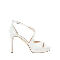 390€   Sandales Gydda Bridal 80 en cuir - Bianco