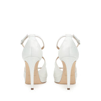 390€   Sandales Gydda Bridal 80 en cuir - Bianco