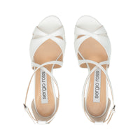 390€   Sandales Gydda Bridal 80 en cuir - Bianco