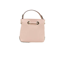 Mini sac seau Sacha en cuir grainé - Nude