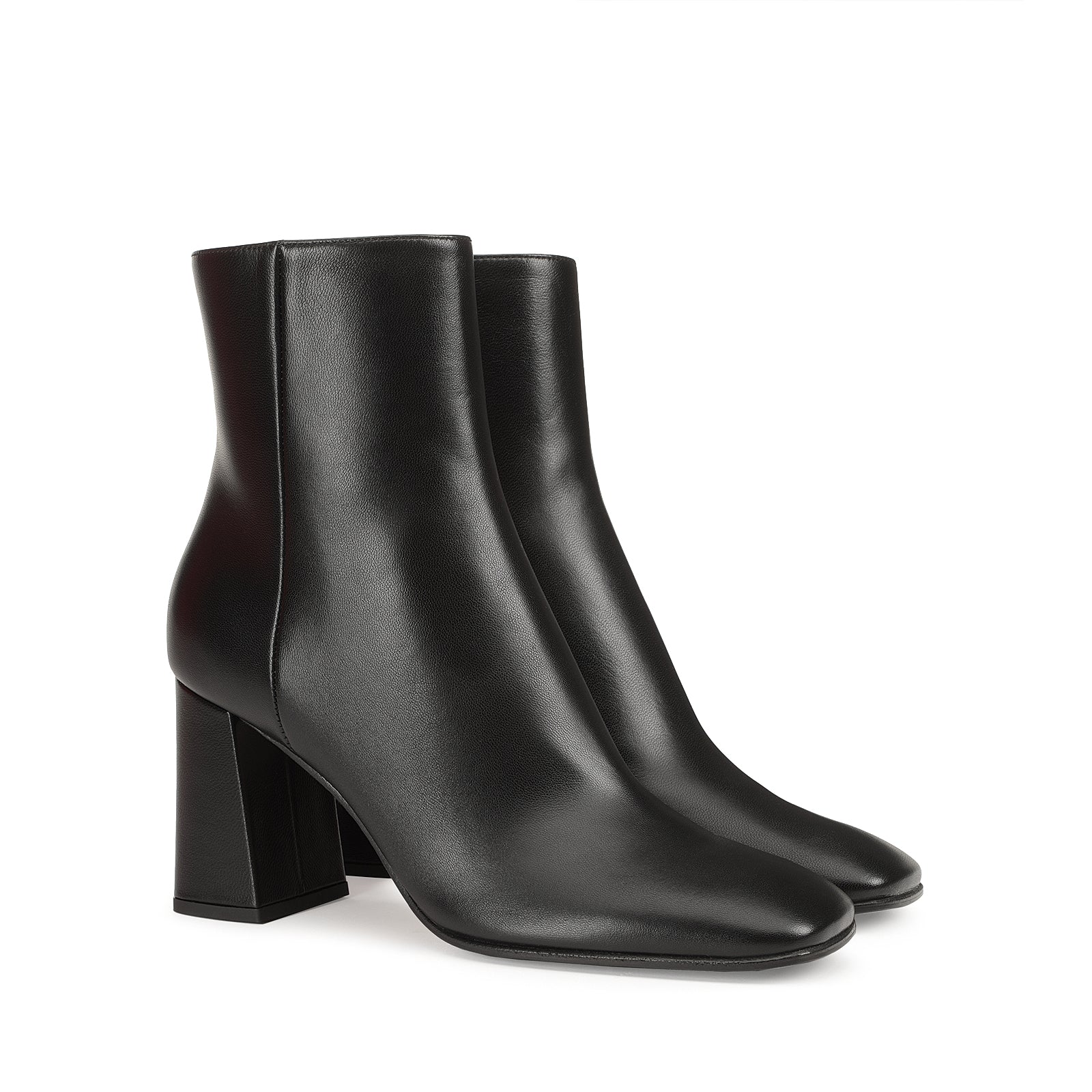 Bottines Sr Alicia 80 en cuir - Nero