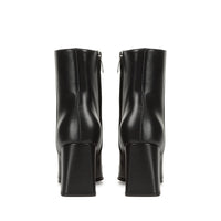 Bottines Sr Alicia 80 en cuir - Nero