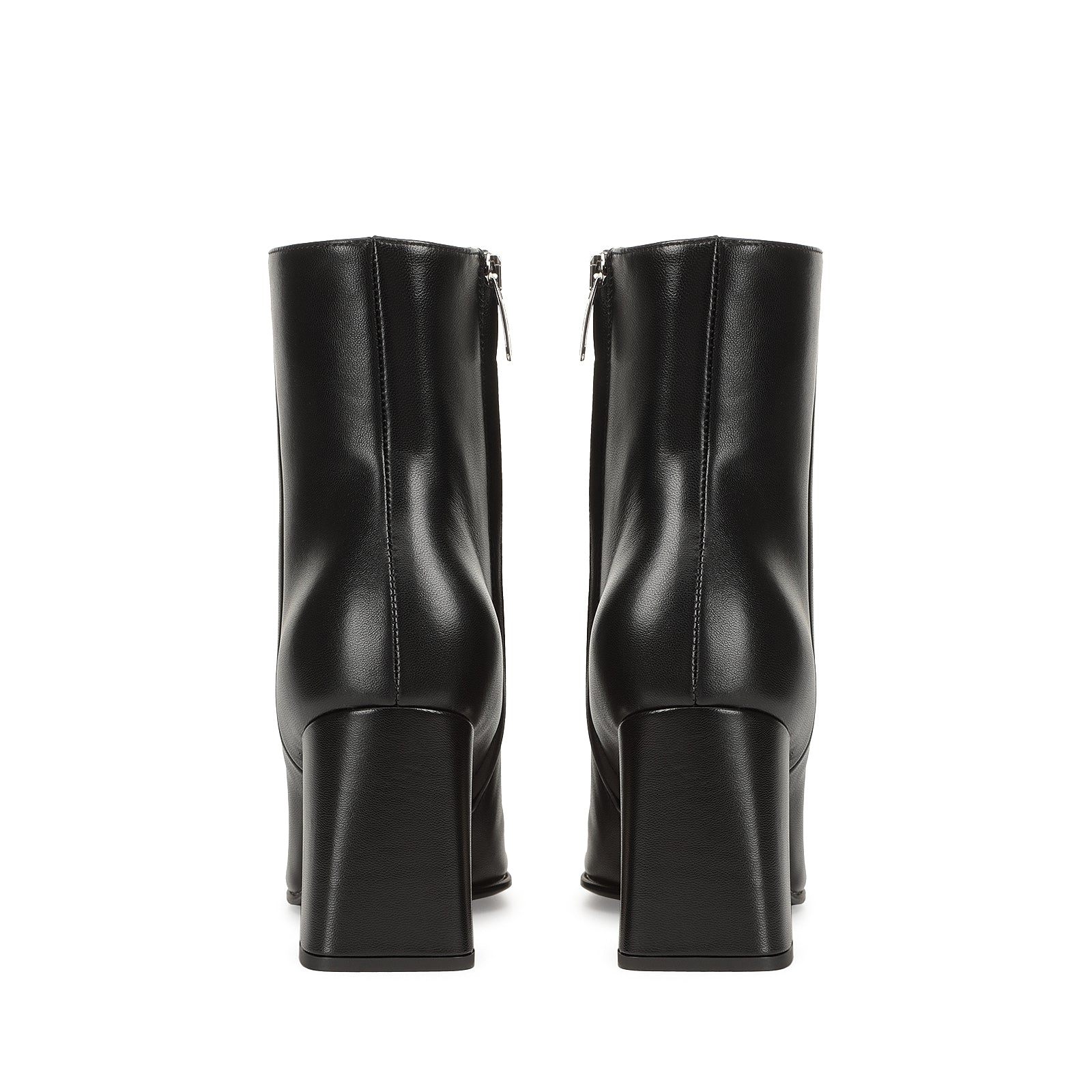 Bottines Sr Alicia 80 en cuir - Nero