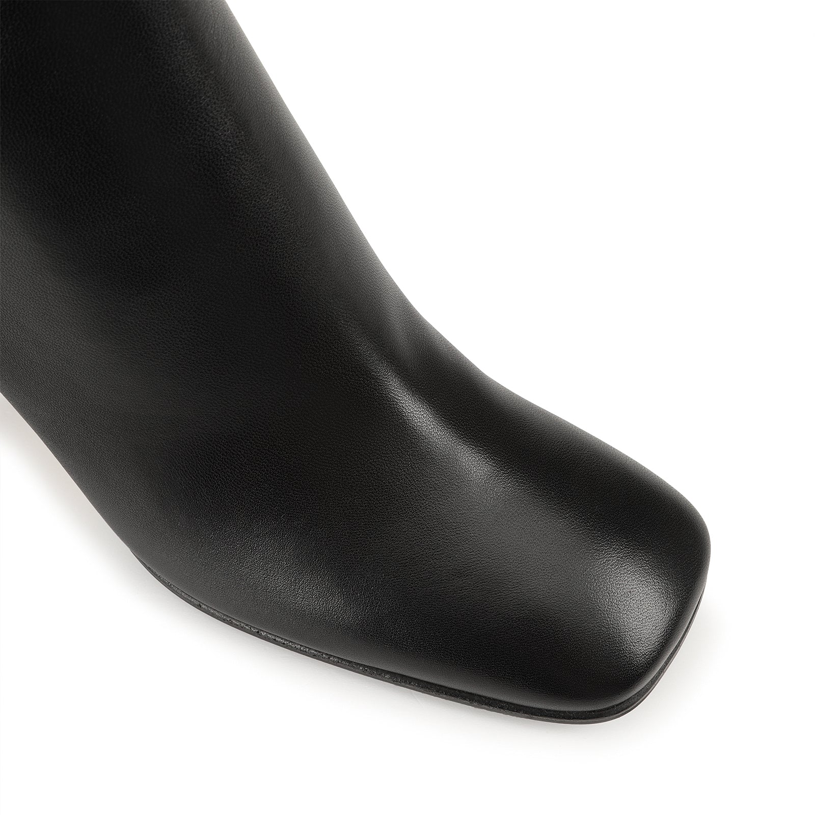 Bottines Sr Alicia 80 en cuir - Nero