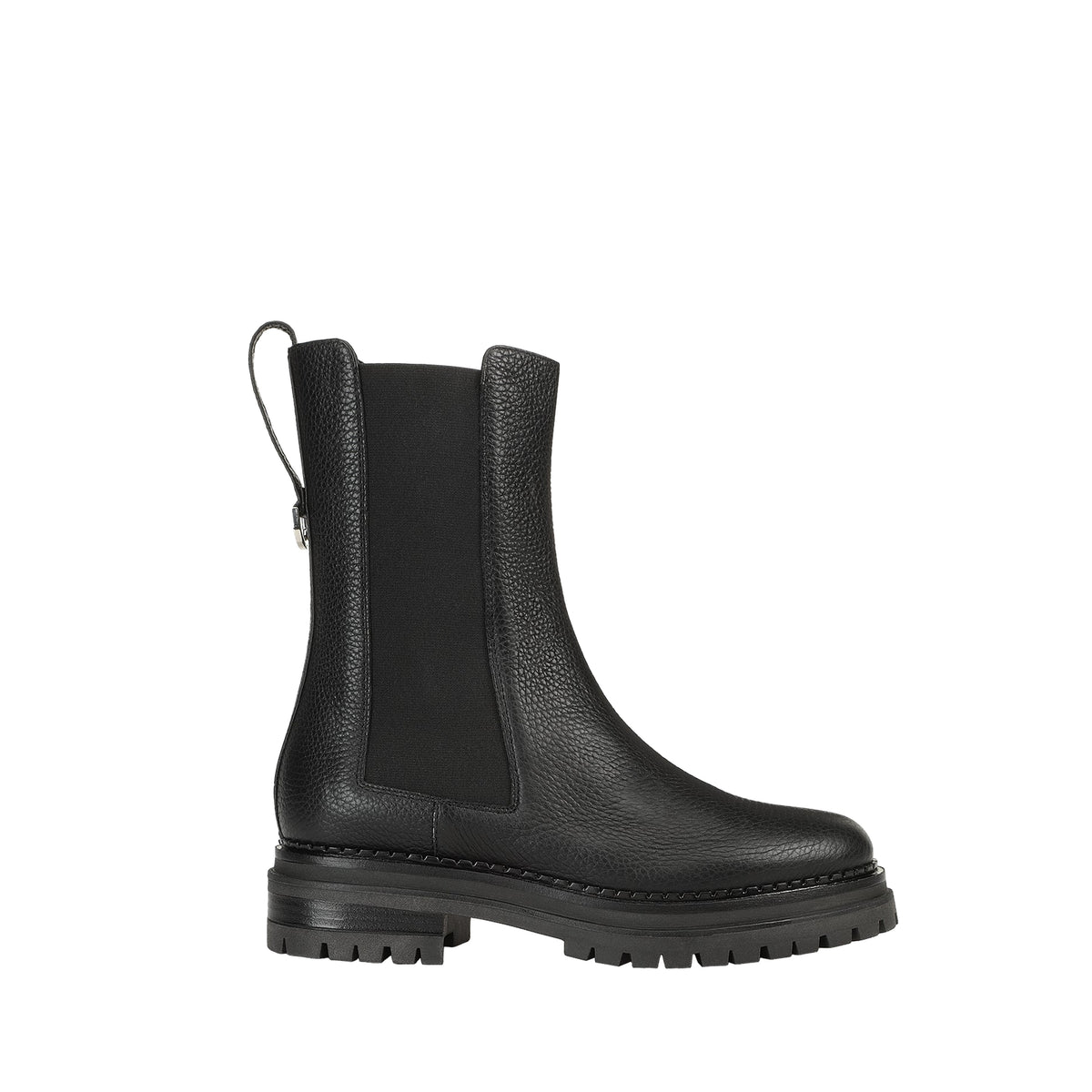 Bottines Sr Joan en cuir - Nero