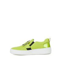 Sneakers avec boucle décorative en cuir - Neon