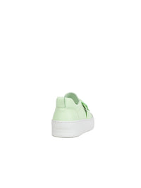 Scratch-off leather sneakers - Apple & Peridot