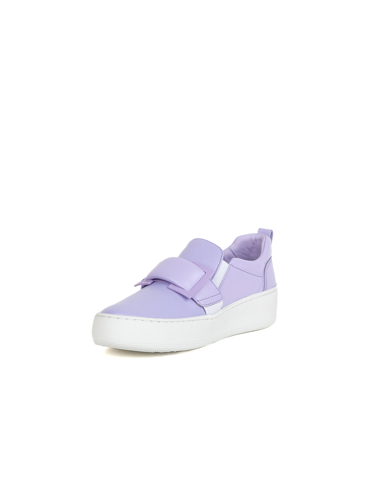 Scratch-off leather sneakers - Wisteria & Wisteria