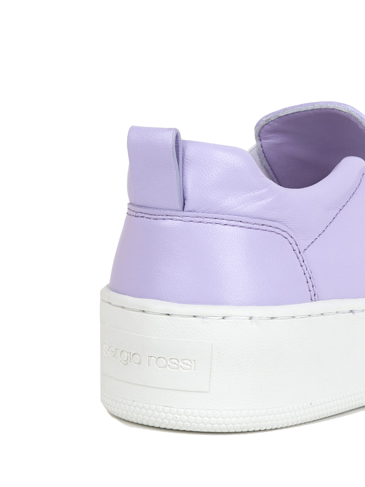 Scratch-off leather sneakers - Wisteria & Wisteria