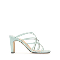 Mules à talons Grazie Sergio 85 en cuir - Agave