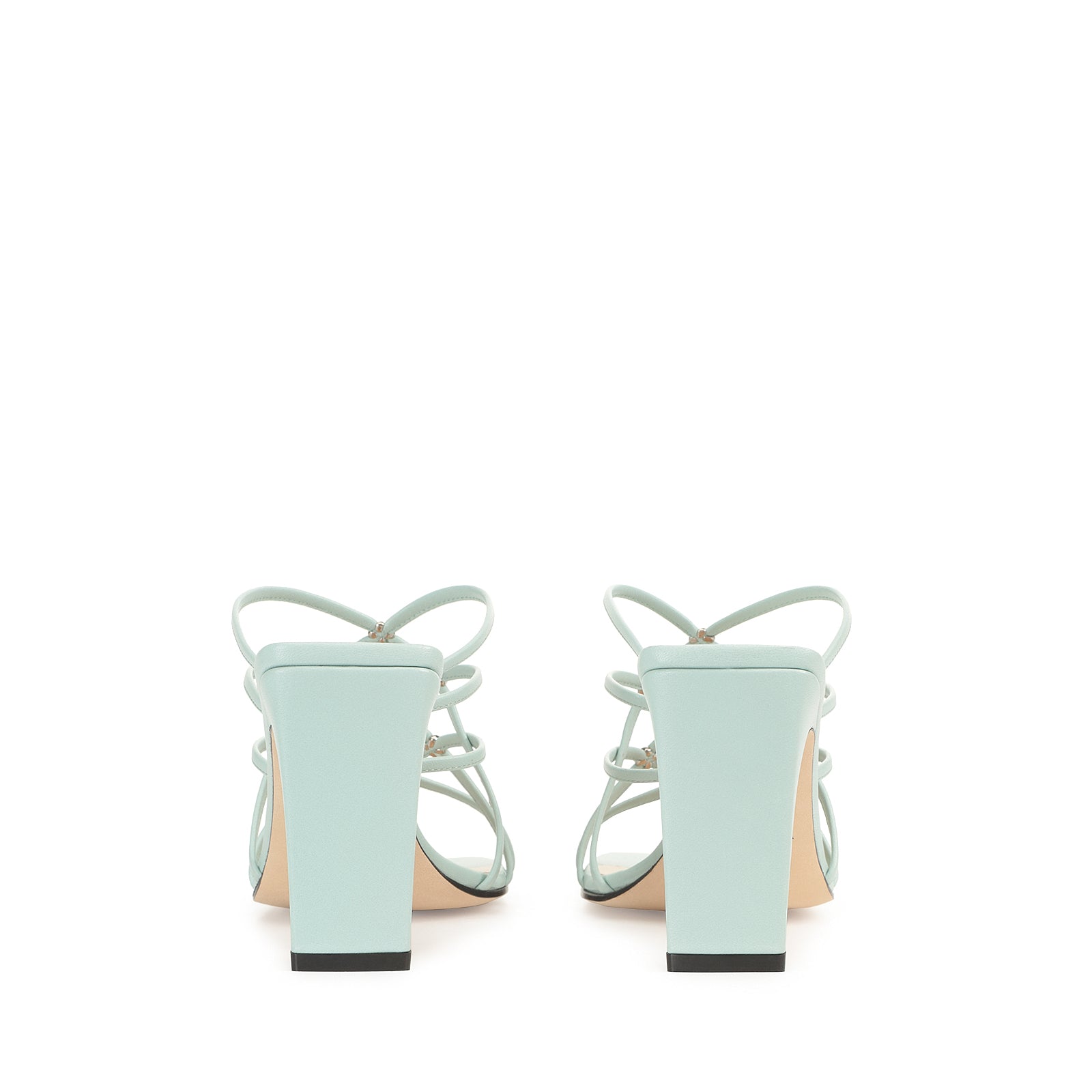 Mules à talons Grazie Sergio 85 en cuir - Agave
