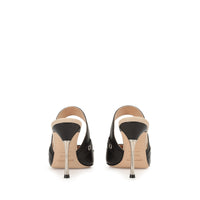 Mules à talons Grazie Sergio pointues 90 - Nero