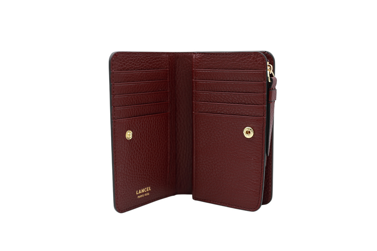 PRIX ARL : 90 // LETTRINES - PORTEFEUILLE RECTANGULAIRE ZIPPE