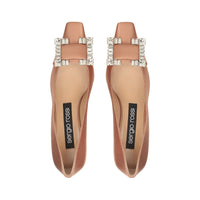 Escarpins Sr Twenty 60 en soie - Pecan