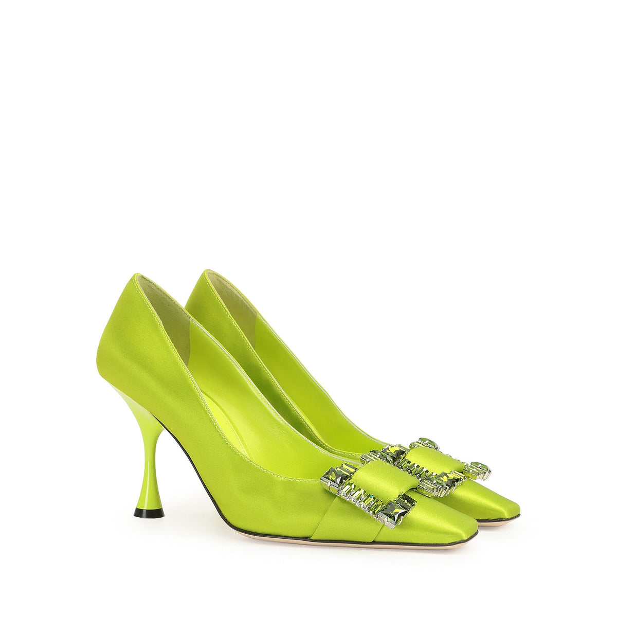 SR VINGT CHAUSSURES EN SATIN EN CRÊPE doublées