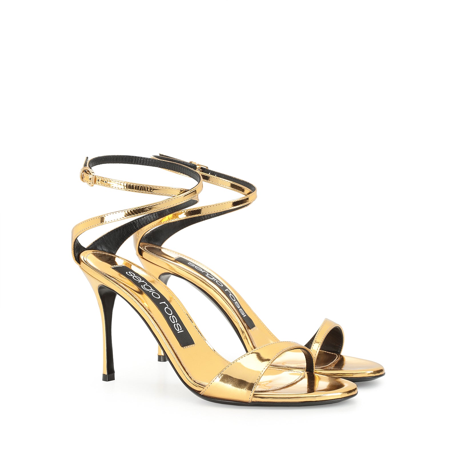 Godiva 90 heeled sandals - Argento